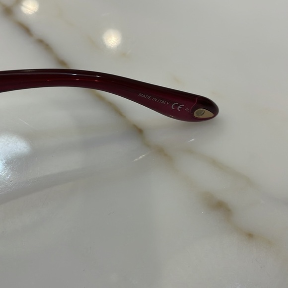 Givenchy Burgundy Color Glasses—RX Or Reading—Beautiful Frames in Excellent Con. - Picture 5 of 12